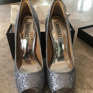 Badgley Mischka sparkle shoes